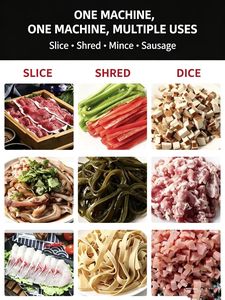 Picadoras de Carne Comerciales al por Mayor, de Alta Potencia, la Mejor Calidad, Máquina <span class=keywords><strong>Picadora</strong></span> Eléctrica Inteligente y Automática - Product Image 6