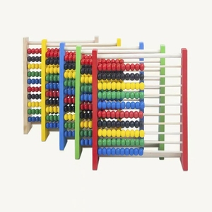 Abacus de madera tradicional para matemáticas, juguete educativo con cuentas clásicas de madera, personalizado, venta al por mayor - Product Image 6