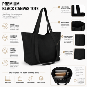 Bolsa de Compras Ecológica Reutilizable de Lona de Algodón Plegable, Bolsa de Supermercado Biodegradable al por Mayor - Product Image 3