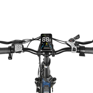 Motor sin escobillas de 250W, neumático grueso eléctrico, bicicleta plegable, 7 velocidades, suspensión delantera/trasera, batería de litio de 720Wh, marco de aluminio - Product Image 2