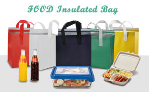 Sac isotherme portable en non-tissé laminé aluminium pour gâteaux au thé au lait, avec logo personnalisé, vente en gros - Product Image 5