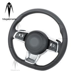 Volante Sportivo in Fibra di Carbonio Compatibile con <span class=keywords><strong>Volkswagen</strong></span> MK7 MK6 GTI GTD GTS GTE GLI R-Line R Golf7 Golf6 CC <span class=keywords><strong>Polo</strong></span> Passat - Product Image 3