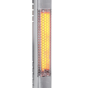 Chauffe-terrasse infrarouge mural résistant aux intempéries 1500W IP65 pour extérieur, patio, balcon, terrasse, en aluminium anodisé, silencieux, avec télécommande - Product Image 3
