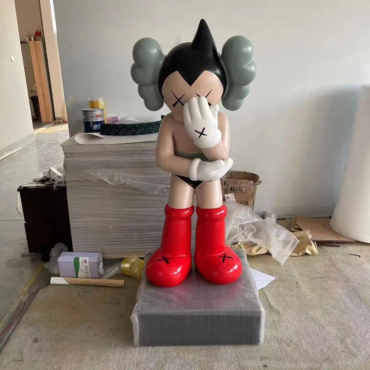 Внутреннее и наружное украшение, Современный художественный дизайн, стеклопластиковые скульптуры