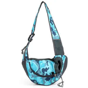 Pet Cat Carrier Bag Hands-Free Shoulder Bag Outdoor Pet Carrier for Puppy Pet Manufacturer Comfortable Sling Tote Cat Backpack