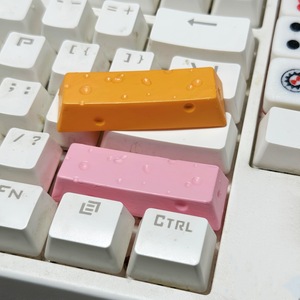Customized ESC Personality Resin Cheese Design Yellow <strong>3D</strong> Mechanical <strong>Keyboard</strong> Single DIY Keycaps OEM - Product Image 6