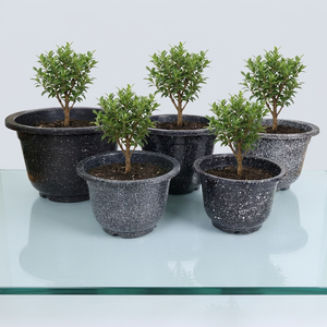 UV Resistant Outdoor Nursery Pot OEM ODM Available PP <b>Plastic</b> Decorative Garden <b>Planter</b> Lightweight Durable - Product Image 1