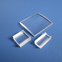 Lentilles optiques cylindriques en verre de quartz 30*30mm 7980 F100mm pour la mise en forme des faisceaux