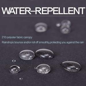 Paraguas plegable personalizado, fibra de vidrio, 23 pulgadas, cierre automático, logotipo impreso - Product Image 6