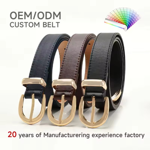Novos Cintos Minimalistas e Versáteis para Mulheres, Vendas Diretas de Fábrica, Acessórios de Cinto, Fivela de Liga, Material PU, Cinto Personalizado - Product Image 4