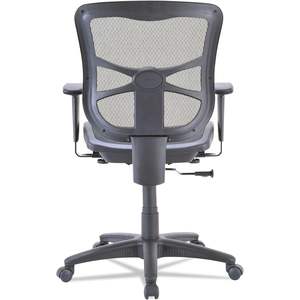 Silla Giratoria/Inclinable Alera ALE Serie Elusion con Respaldo Medio de Malla Transpirable, Color Negro, con Reposacabezas Ajustable para Oficina, Hogar u Hospital - Product Image 6