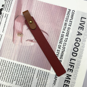 In-stock PU leather color-block <b>bookmarks</b>, long strip reading binders, Bible <b>bookmarks</b>, student stationery wholesale. - Product Image 4