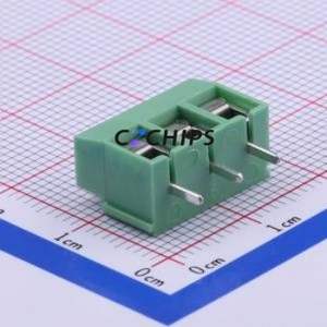 DB126V-5.0-3P-GN Screw Terminal Block Through hole Component (THT),P=5mm Connector 1x3P 5mm Green Through Hole - Product Image 1