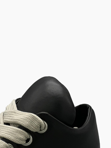 Chaussures pour hommes en dropshipping, baskets en cuir décontractées de luxe pour hommes, avec de grandes lacets, chaussures de créateur pour toutes les saisons, augmentant la taille - Product Image 3