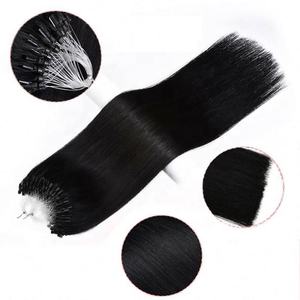 Hot Selling Remy Kinky <b>Micro</b> Loop Brazilian Human Hair <b>Extensions</b> 100% Virgin No Tangle No Shedding Great Price - Product Image 5