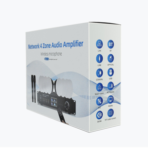 클라우디엑스 4존 미니 알루미늄 하이파이 네트워크 오디오 앰프 18x50W 16채널 (ARC/광/USB 입력) 홈시어터/레스토랑용 - Product Image 6