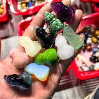 Nouveautés : Figurines de Pigeon en Cristal Sculpté de 35 mm, Adorables et Multicolores, pour Cadeau d'Halloween