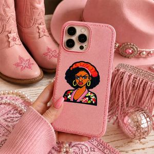 Parches Bordados al por Mayor, Parches Termoadhesivos para Ropa, Chica Negra, Mujer Afroamericana, Reina de la Melanina, Pegatinas DIY de Dibujos Animados - Product Image 4