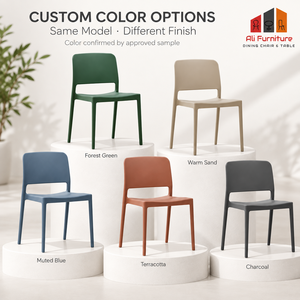 Chaise <span class=keywords><strong>de</strong></span> salle à manger moderne en plastique, légère et empilable, pour la maison, la salle à manger, le café, le restaurant, le bistrot - Vente en gros usine - Product Image 2