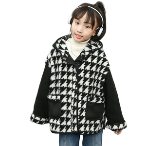Nouveaux enfants <span class=keywords><strong>Teddy</strong></span> polaire rembourré bébé automne hiver chaud à capuche épaissi <span class=keywords><strong>veste</strong></span> garçons et filles Cardigan - Product Image 1