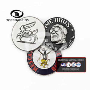 Monedas Conmemorativas <span class=keywords><strong>de</strong></span> Alta Calidad Personalizadas, Monedas <span class=keywords><strong>del</strong></span> Mundo con Esmalte 3D y 2D - Product Image 1