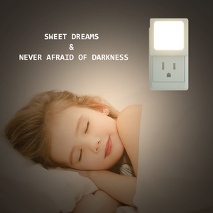 <b>LED</b> Mini Square <b>LED</b> Night <b>Light</b> Dusk to Dawn Sensor <b>Plug</b> <b>in</b> Wall Bedroom Baby Night <b>Light</b> - Product Image 6