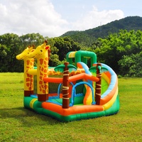 Castillo Hinchable Infantil Al por Mayor con Trampolín Inflable y Tobogán Seco para Actividades de Jardín, Combinación de Casa de Rebote