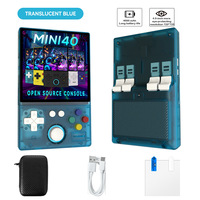 Consola de juegos portátil retro con WiFi Linux, pantalla HD IPS de 4.0 pulgadas, consola de juegos con juegos clásicos precargados, consola de videojuegos de bolsillo