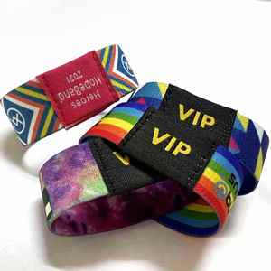 Bracelet de sublimation RFID personnalisé pour adultes et enfants, cadeau de vacances, bracelet élastique - Product Image 1