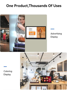 Tablette tactile intelligente à écran LCD capacitif ultra-mince de 18,5 pouces à montage mural, Android 13, 4+64 Go, pour la présentation commerciale - Product Image 3