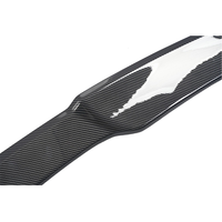 Kit carrosserie en plastique ABS aspect fibre de carbone, aileron arrière pour Chevrolet Corvette C6 2005-2013