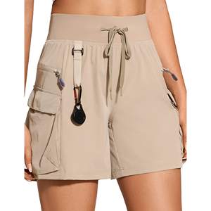 Pantalones Cortos Cargo de Senderismo para Mujer, 6 Pulgadas, Secado Rápido, Resistentes al Agua, Ligeros, con Bolsillos con Cremallera, Protección Solar UPF 50+, para Golf y Deportes - Product Image 5