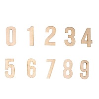 26 pièces de copeaux de bois naturels écologiques non peints, lettres gravées en bois pour enfants, décoration murale