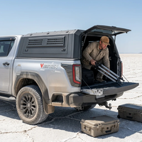Capot rigide en aluminium étanche pour pick-up, compatible Toyota Tacoma 2024 2025, pour le camping et les activités tout-terrain