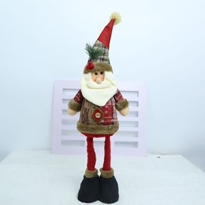 Adorno Navideño Retráctil con Diseño de Copo de Nieve a Cuadros, Logotipo Personalizable, Hecho a Mano, Ecológico, Muñeco Decorativo - Product Image 6