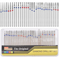 KADS – ensemble de 30 têtes et embouts de polissage pour perceuse à ongles en acier inoxydable, multi-formes, pour manucure et pédicure électriques