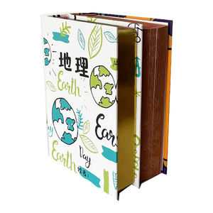 Cuadernos Escolares Personalizados con Logotipo, Diario para Estudiantes con Bordes Dorados - Product Image 1