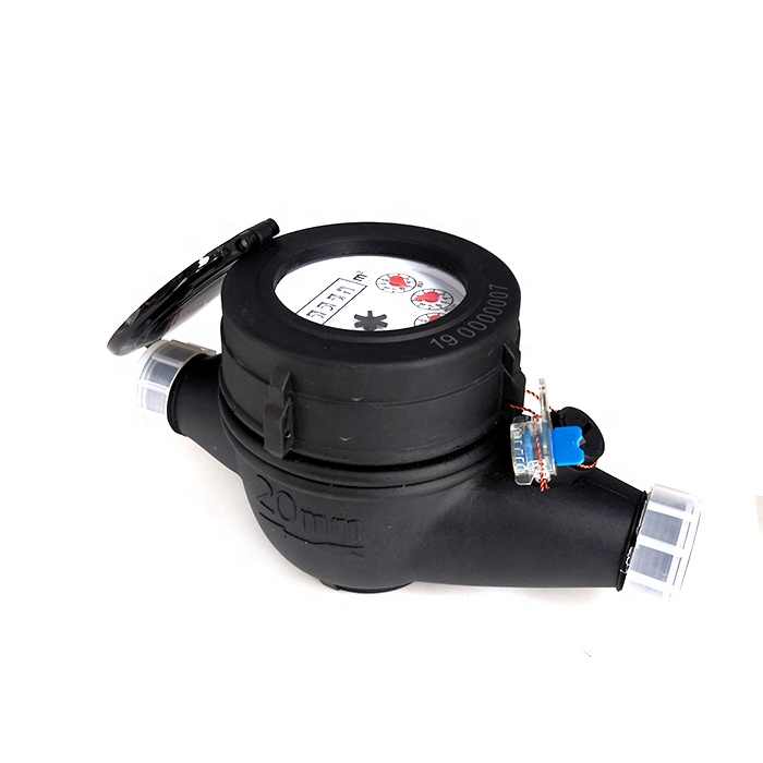 ISO4064 Class B dn 50 multijet water pulse counter water meter brass body vane wheel dry-dial