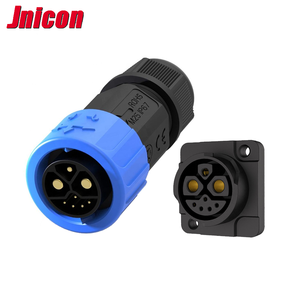 Conectores Impermeables IP67 Jnicon <span class=keywords><strong>M23</strong></span> 2+1+5 Pines 50A+15A+5A para Baterías de Litio - Product Image 1