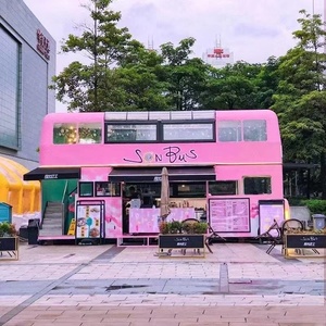 Camion de nourriture de rue en plein air de nouvelle forme au design unique Grande voiture-restaurant de <span class=keywords><strong>bus</strong></span> Meilleure vente de camion de nourriture de crème glacée en Amérique - Product Image 6