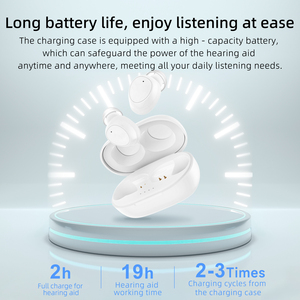 Audífonos Bluetooth con 19 Horas <span class=keywords><strong>de</strong></span> Duración <span class=keywords><strong>de</strong></span> Batería <span class=keywords><strong>por</strong></span> Carga, Diseño Mini Invisible, Amplificador <span class=keywords><strong>de</strong></span> Sonido Digital Recargable para Personas Mayores - Product Image 4