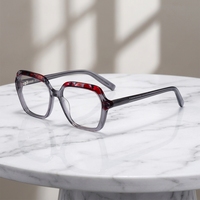 Monturas de Gafas de Acetato de Celulosa Coloridas, Diseño Moderno, Bajo MOQ