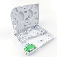Panneau de prise de plaque frontale en fibre optique en plastique 2 cœurs LC APC fabriqué en Chine pour une utilisation en réseau intérieur FTTH