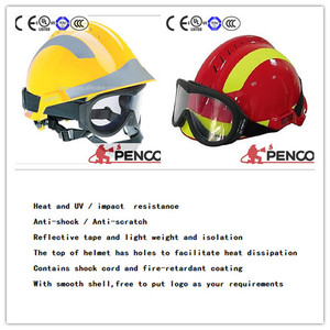 Profesional EN 443 casco de estilo europeo equipo de bombero contra incendios - Product Image 4