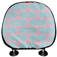 Housses de coussin de voiture NSPDK personnalisées, adaptées à toutes les voitures et camions, housses décoratives de protection pour appuie-tête de siège de voiture