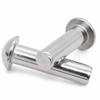 Rivets en acier inoxydable OEM résistants à la corrosion, à haute résistance, finition brute, 4 mm, classe 8.8, à tête ronde, fixations solides pour machines