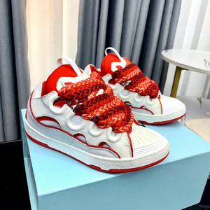 Chaussures tendance Langfan 2025 style européen-américain, en cuir de vachette, à semelle épaisse, avec fermeture à lanière avant, résistantes à l'usure, toutes saisons - Product Image 1