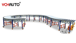 Transportador Flexible Motorizado Expandible de 220 V para el Centro de Distribución del Centro de Clasificación Logística de <span class=keywords><strong>Santiago</strong></span> - Product Image 4