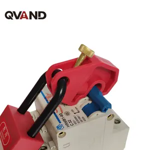 QVAND Safety Miniature Circuit Breaker Lockout Device Safety MCB Locks Tagout Loto Mccb Switch Lock