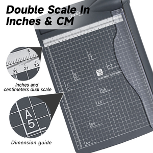 Giá sỉ nhà máy 16 tờ giấy đen khổ A4, máy cắt giấy thủ công chắc chắn, để bàn, cầm tay, kiểu guillotine - Product Image 4